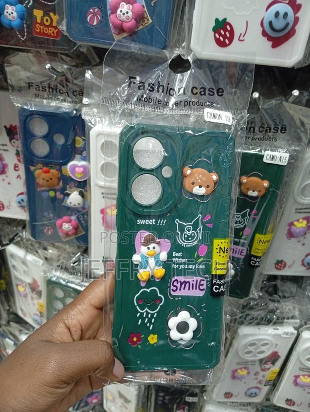 Green Silicone Tecno Camon 19 Pro Case