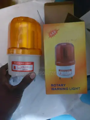 Yellow Model Lte-1101 Rotary Warning Light