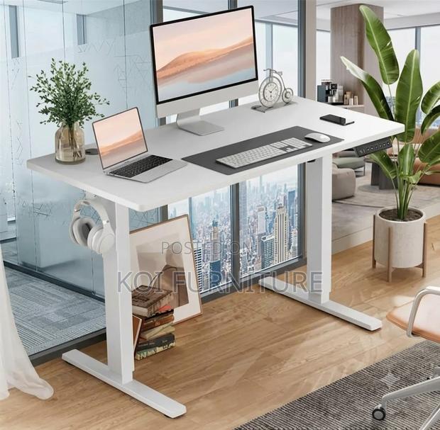 Office Desk; Adjustable Electric Office Studio Desk - thumbnail 3