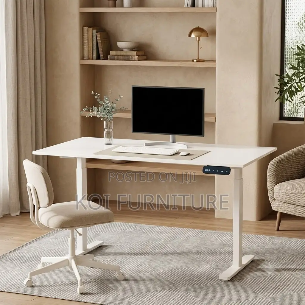 Office Desk; 1.2m Adjustable Electric Office Studio Desk