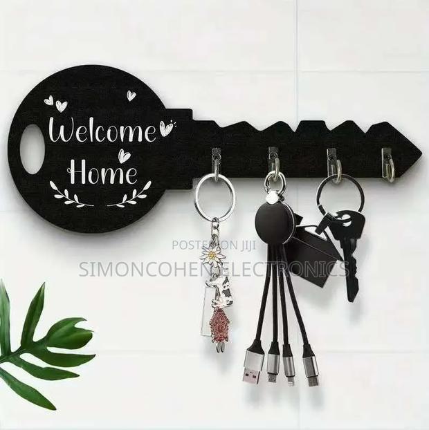 Wall Mounted Decorative Wooden Key Organizer