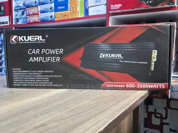 Kuerl 3500watts Powerful Bass Monoblock Amplifier With Bass Knob