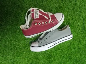 Converse All Star Leather Canvas Low Cut Sneakers -