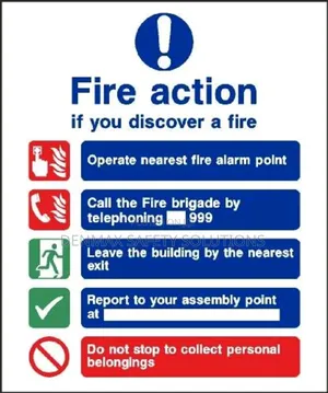 Fire Action Signages