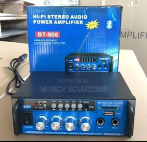 Bt 906 Ac/Dc Bluetooth Amplifier