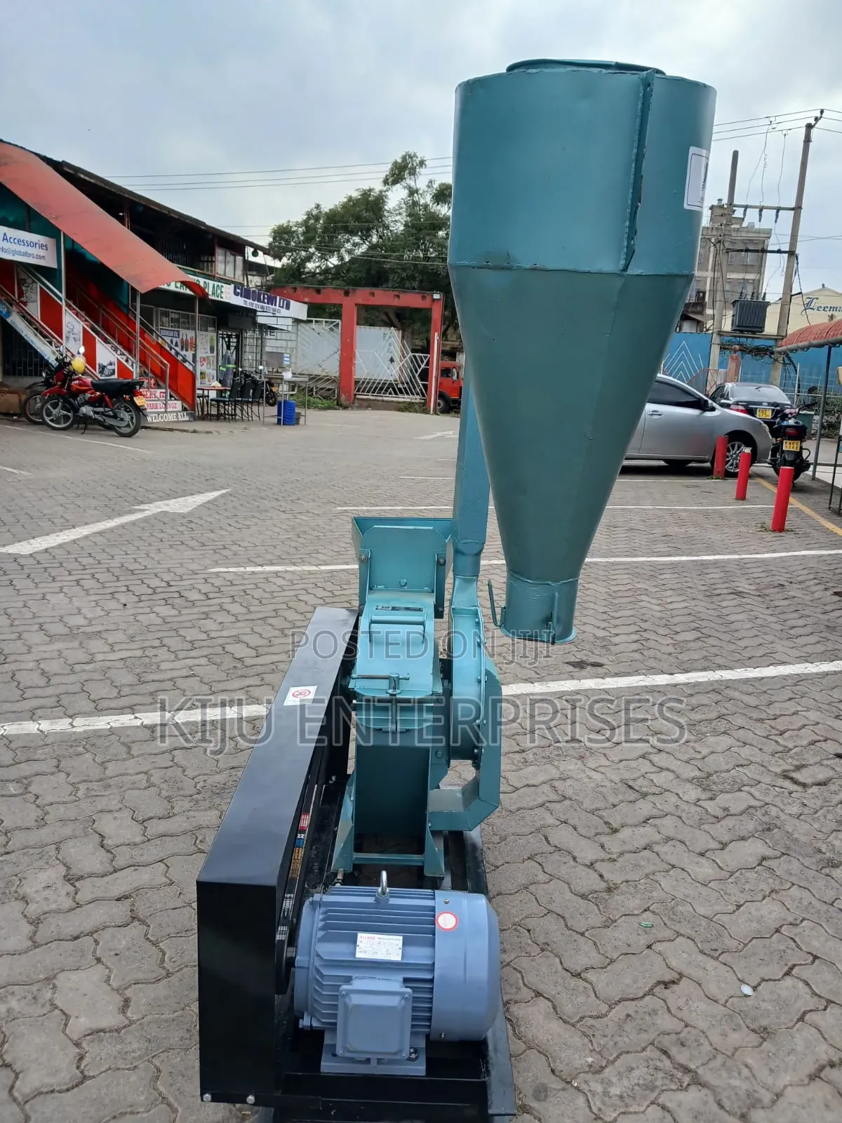 Electric Posho Mill With Cyclone Dust Collector 10hp Motor