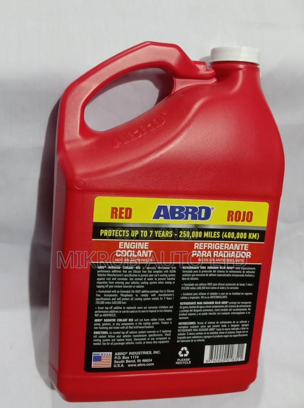 Radiator Coolant Abro 4l Red