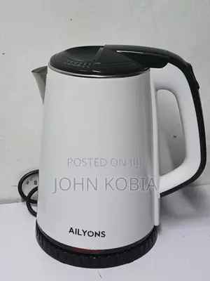 White 1.8l Electric Kettle – Stainless Steel Interior