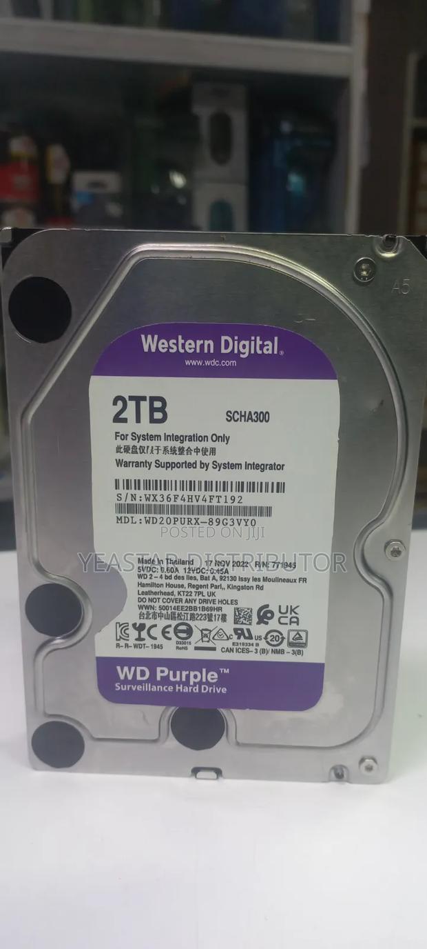 Western Digital Surveillance Hard Disk 2 Tb - thumbnail 2