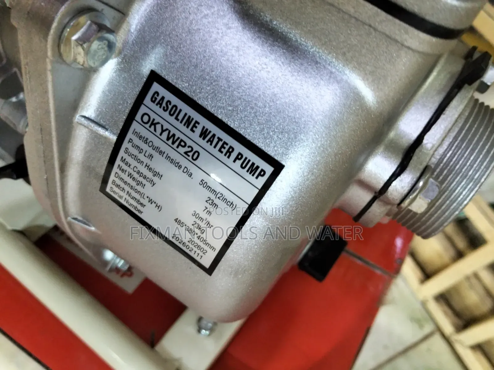 Okoyama Japan Petrol Gasoline Water Pump 7.5 Hp 23m 2 " Inches Pipe
