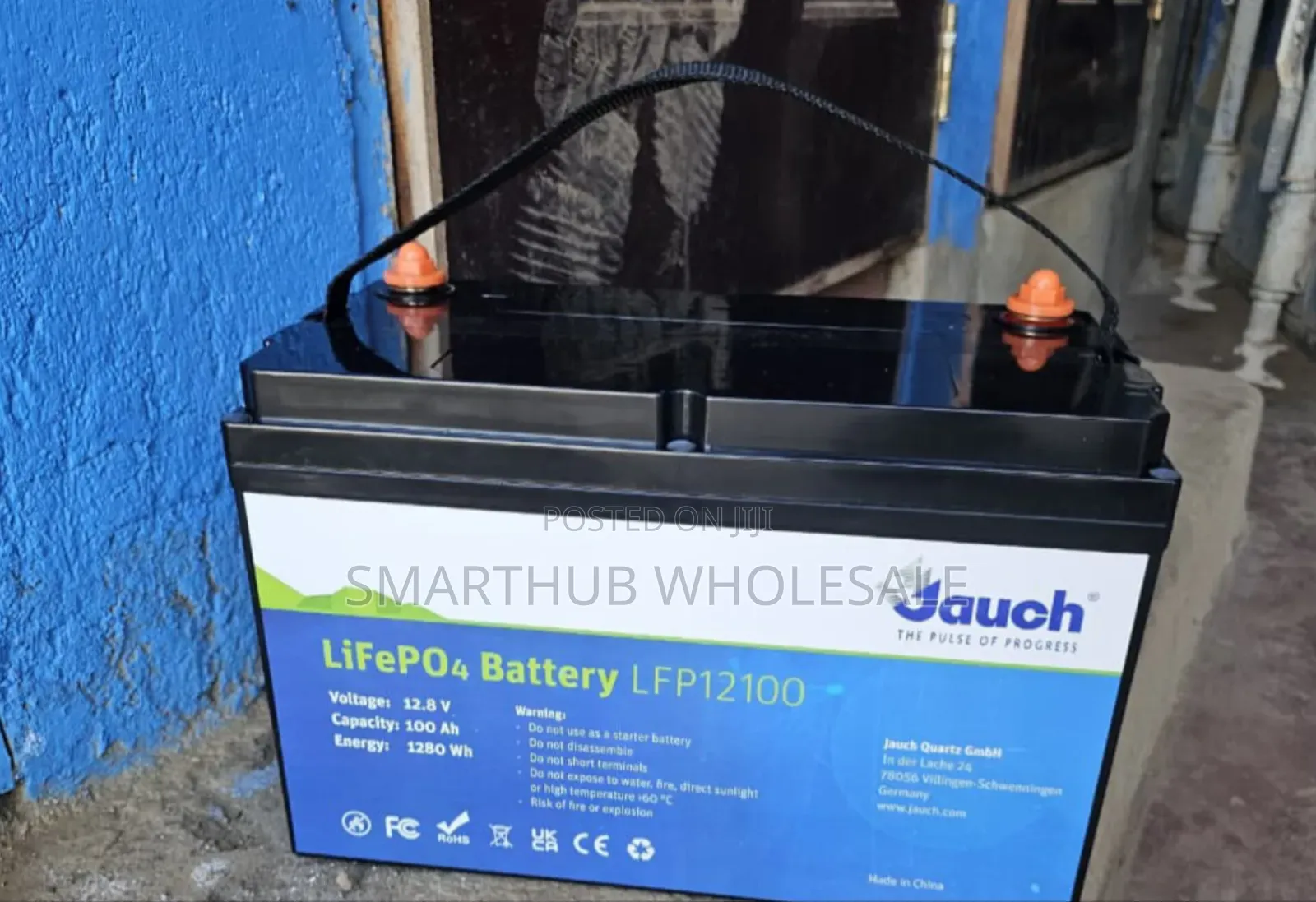 100ah Jauch Lithium Phosphate Battery 
Lfp12100
Specifications: