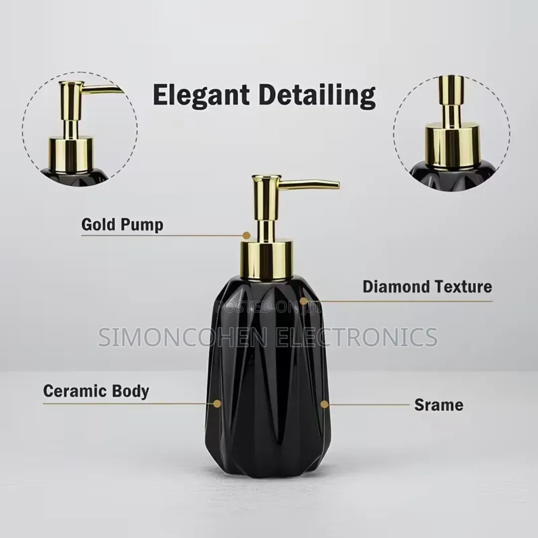 Light Luxury Ceramic Soap Dispenser