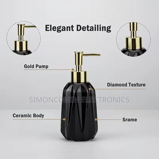Light Luxury Ceramic Soap Dispenser - thumbnail 2