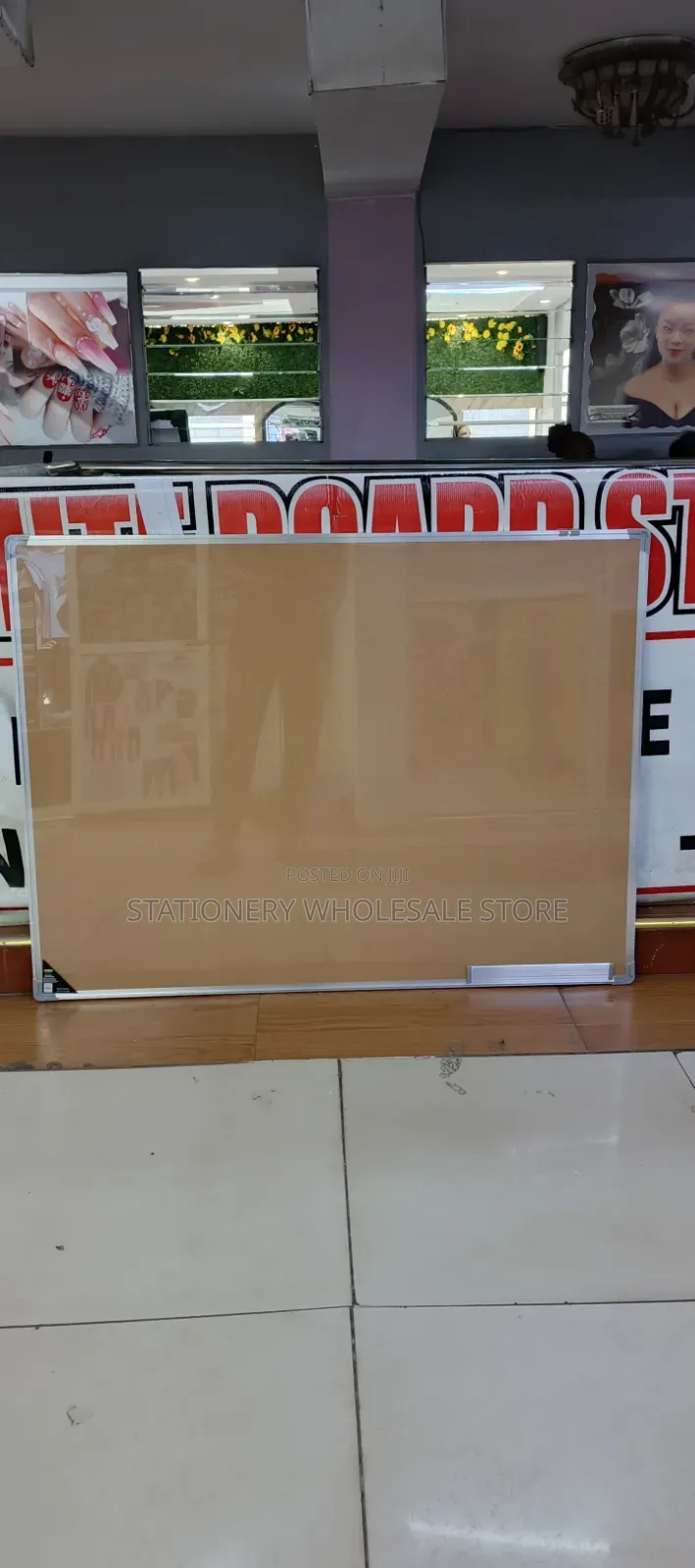 Cork Notice Pin Board