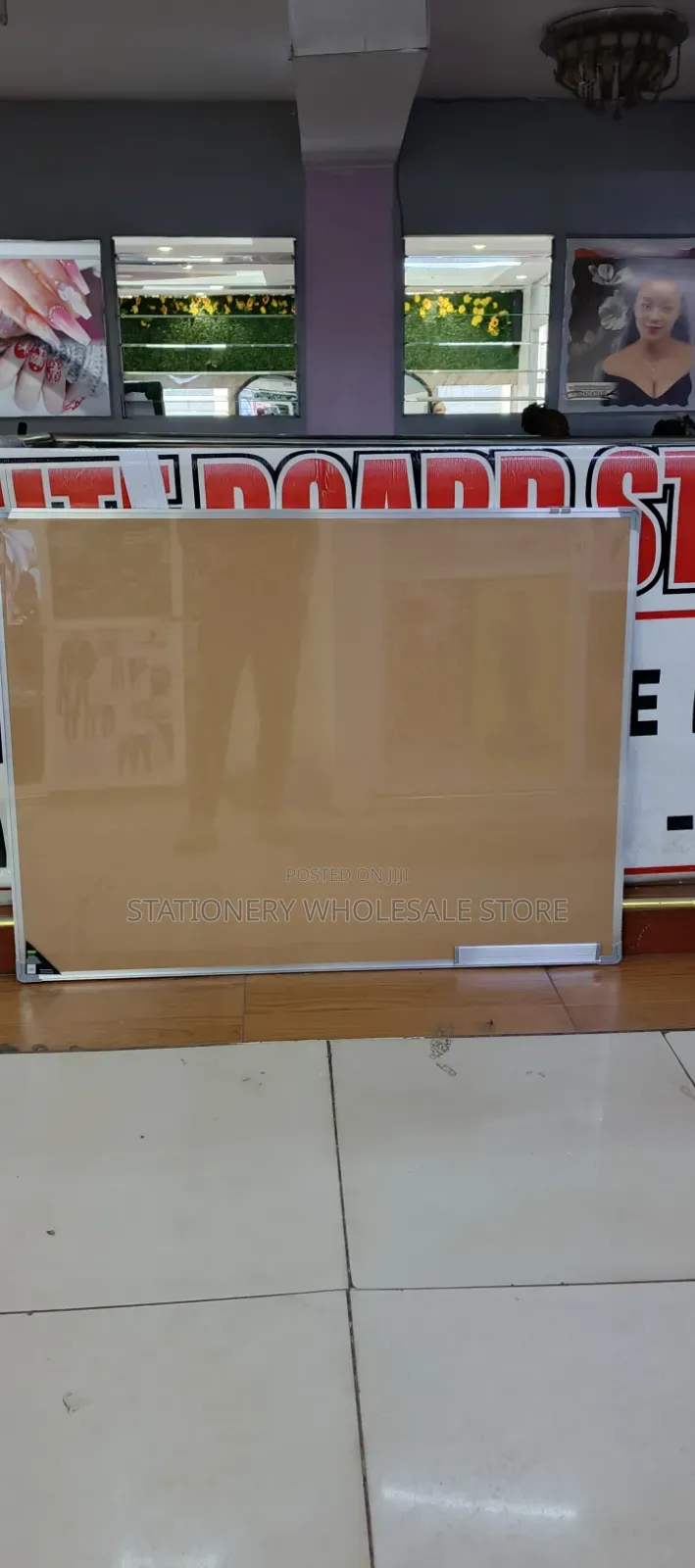 Cork Notice Pin Board