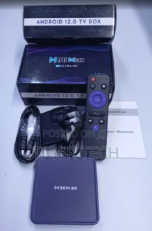 Smart Set Top Box H96 Max V12 Quad Core Android 12 4gb/64gb