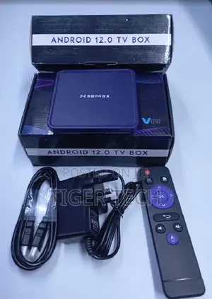 Smart Set Top Box H96 Max V12 Quad Core Android 12 4gb/64gb