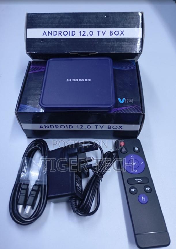 Smart Set Top Box H96 Max V12 Quad Core Android 12 4gb/64gb - thumbnail 2