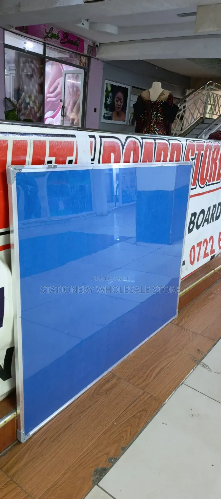 Noticeboard 4ft X 3ft Blue