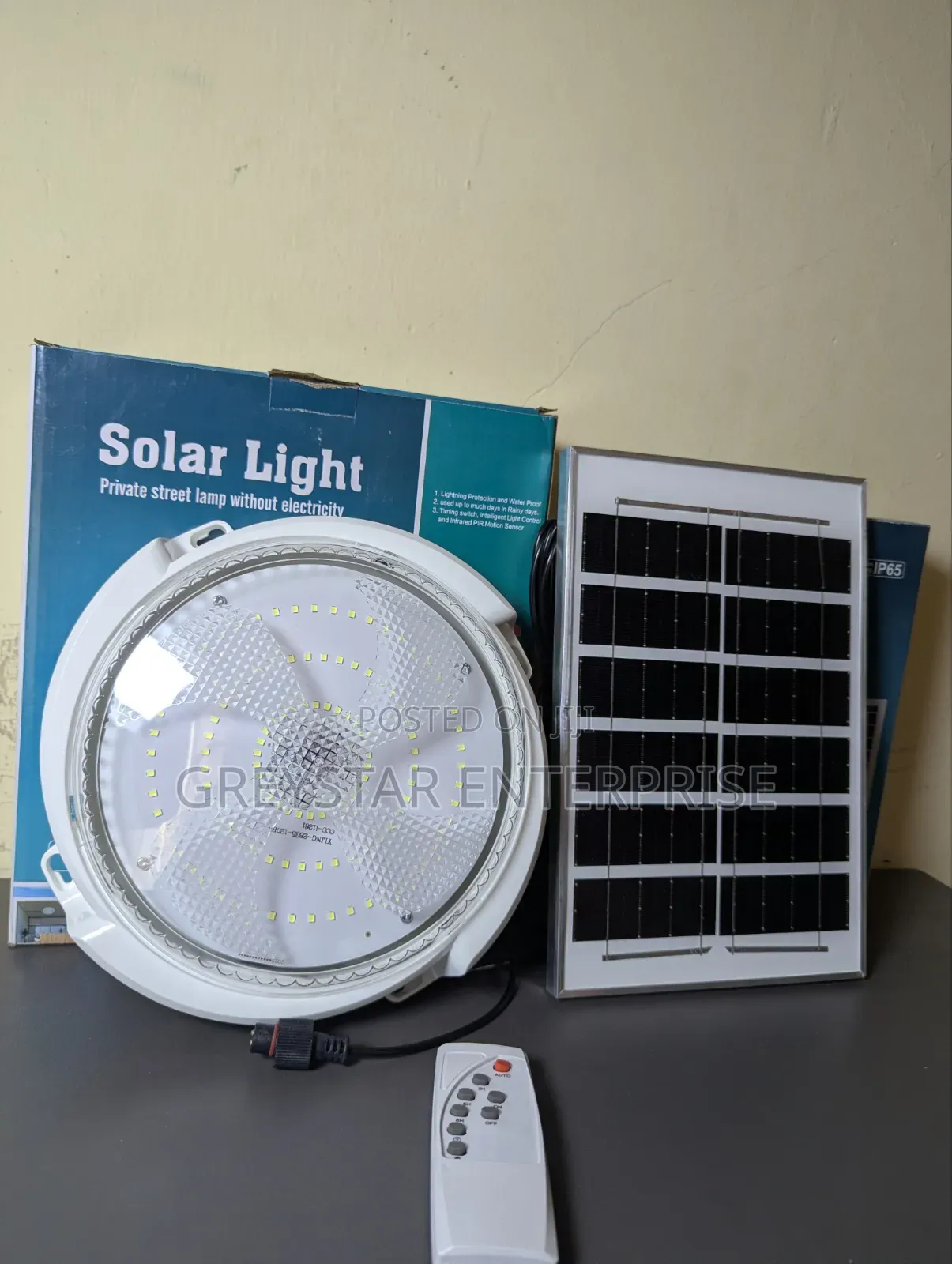 Indoor Solar Light Solar Ceiling Lights Smart Home Energy Saving Lamps