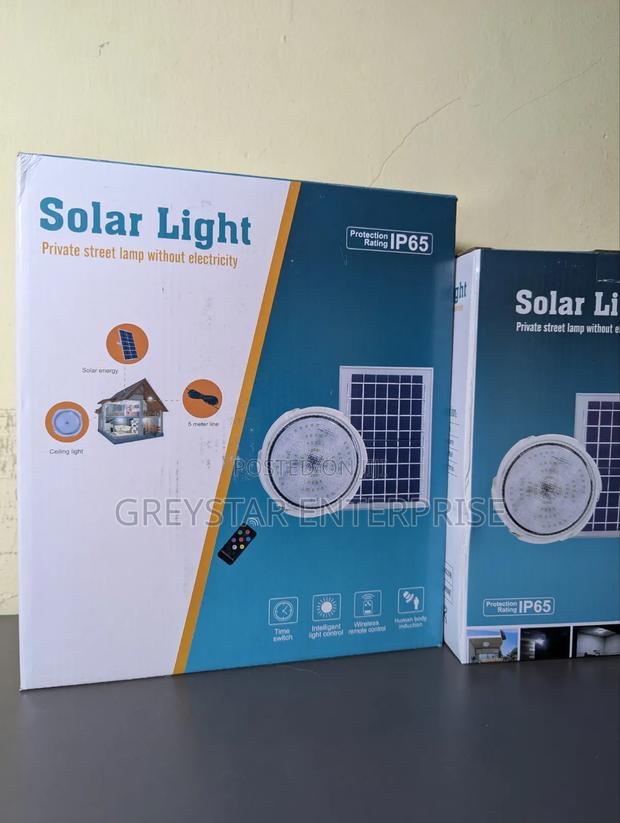 Indoor Solar Light Solar Ceiling Lights Smart Home Energy Saving Lamps - thumbnail 2