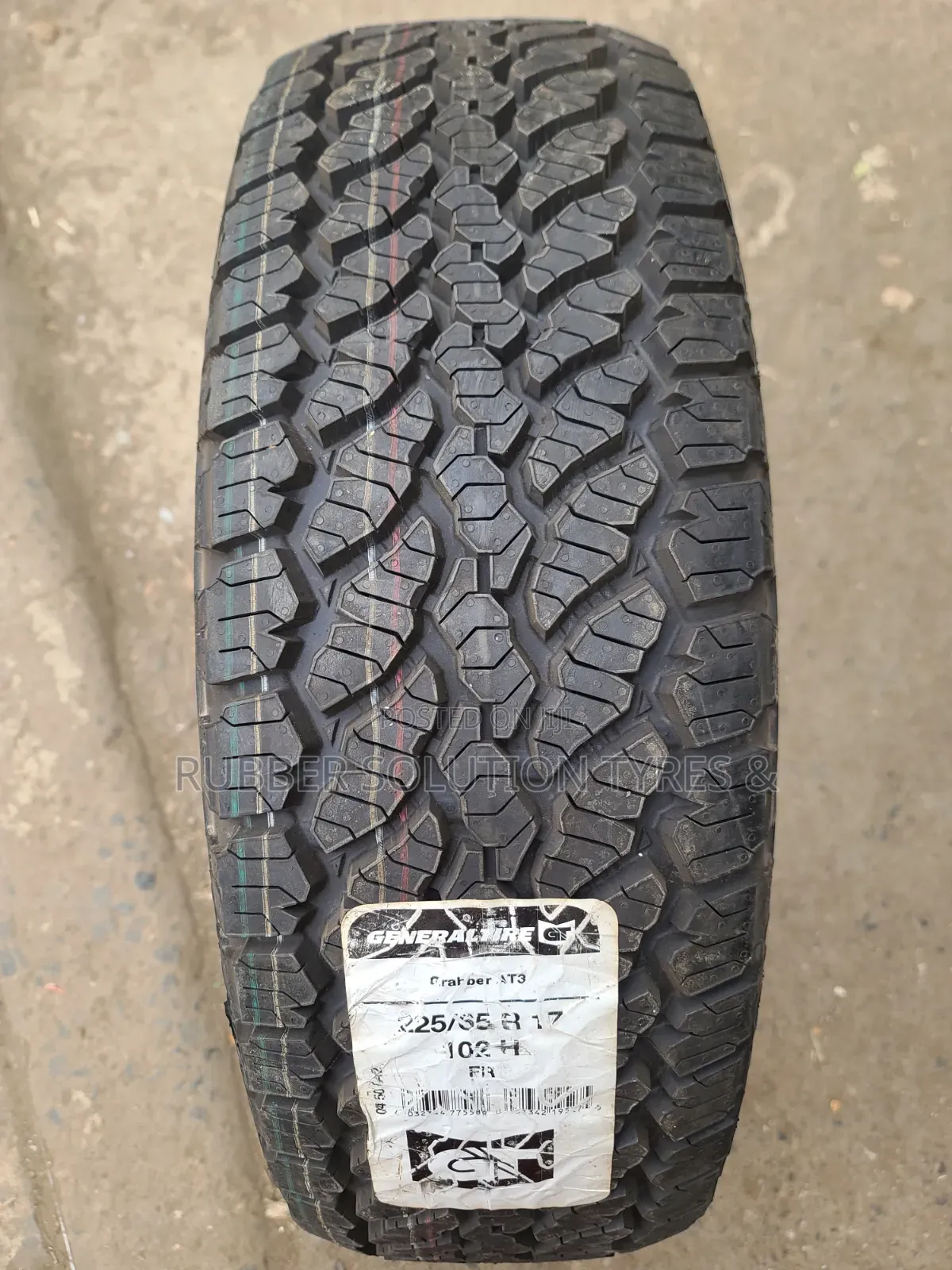 225 /65 R17 General Grabber a/T3 All-Terrain Made in South Africa