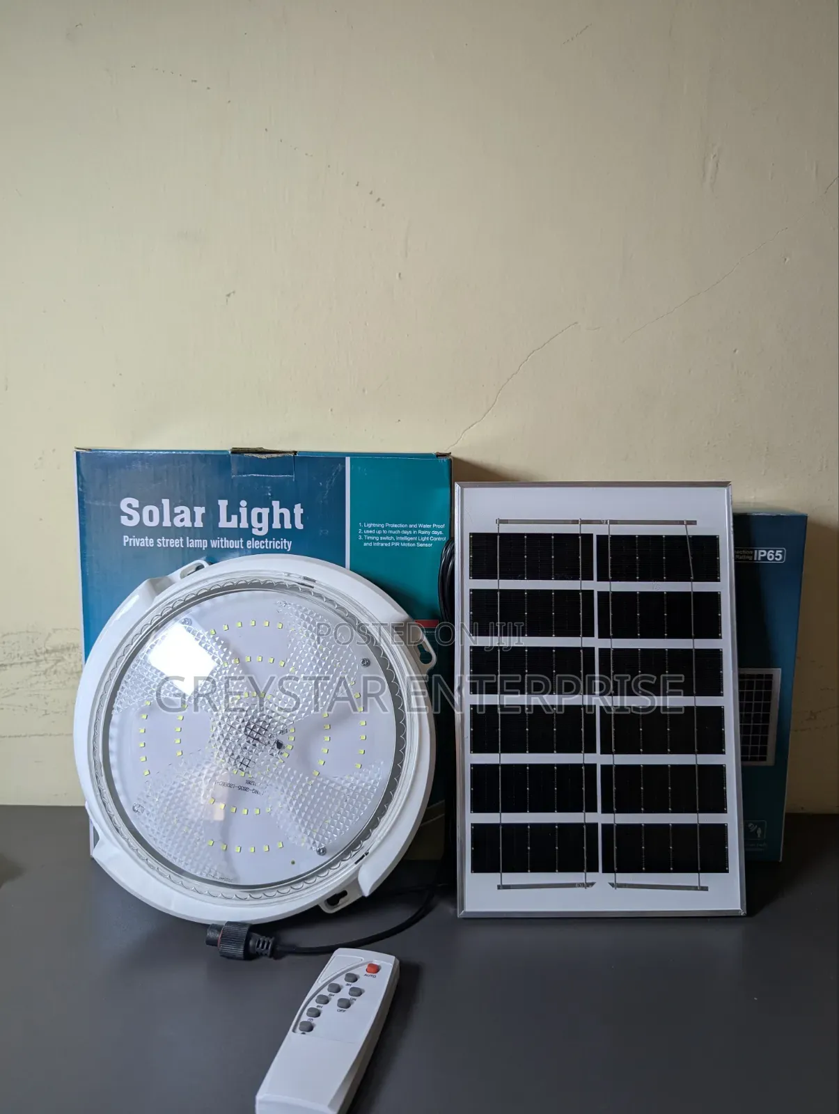 Remote Control Solar Light Flood Light Indoor Ceiling Lighting Ip65