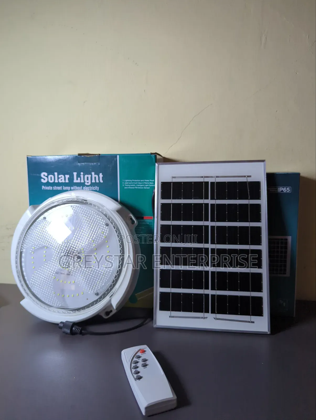 Remote Control Solar Light Flood Light Indoor Ceiling Lighting Ip65