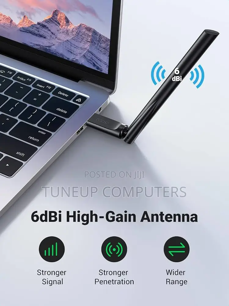 Ugreen Ac650 High Gain Dual Band Wireless Adapter