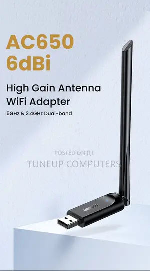 Ugreen Ac650 High Gain Dual Band Wireless Adapter