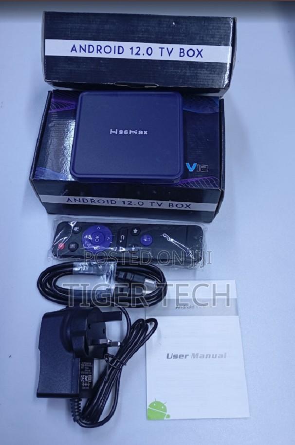 H96 Max V12 Android 12.0 Smart Tv Box 4gb/64gb for Streaming Content - thumbnail 2