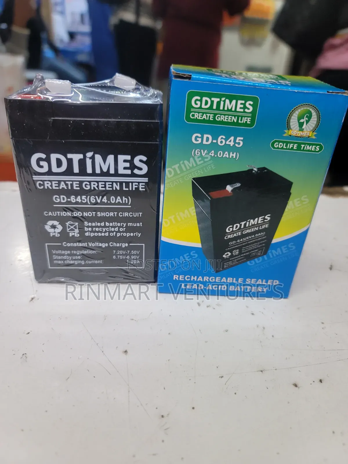 Gdtimes 6v Batteries/Rechargeable Batteries