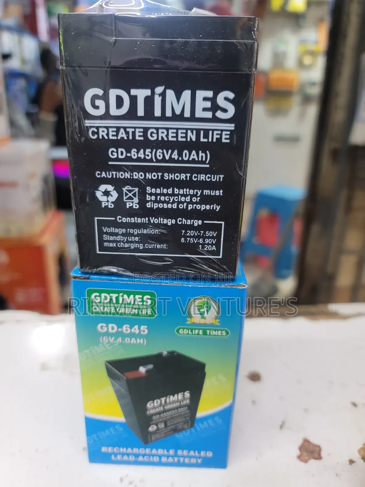 Gdtimes 6v Batteries/Rechargeable Batteries