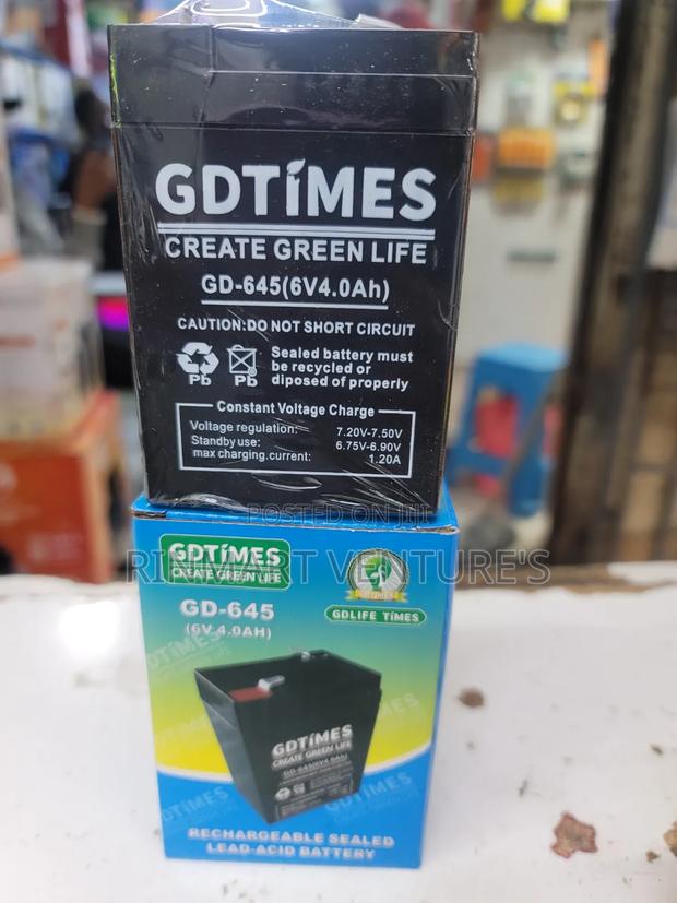 Gdtimes 6v Batteries/Rechargeable Batteries - thumbnail 2