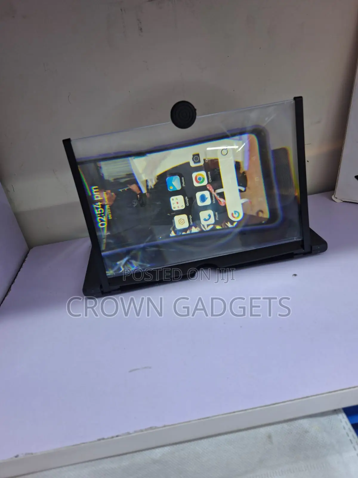 Foldable Mobile Video Amplifier With Fresnel Lens Stand