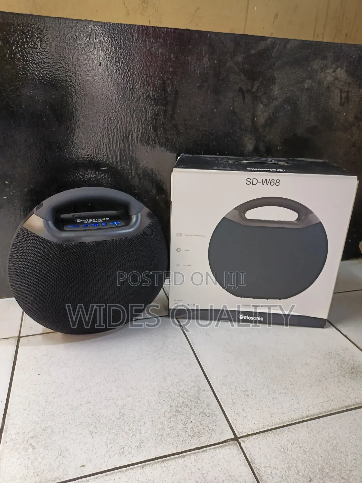Sd-W68 Portable Bluetooth Speaker With a 100w Woofer