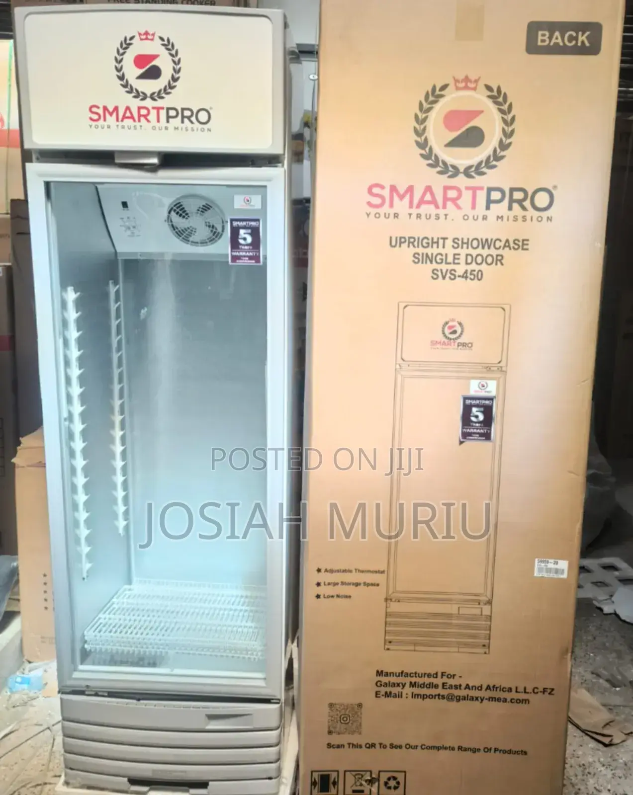 330 Litres SVS-450 Smart Pro Upright Showcase Display Refrigerator