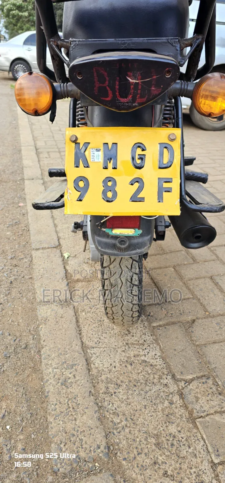 Bajaj Boxer 150 UG 2025 Black