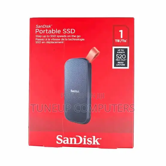 Sandisk E30 Portable Ssd 1tb- Up To 800mb/S Read Speed