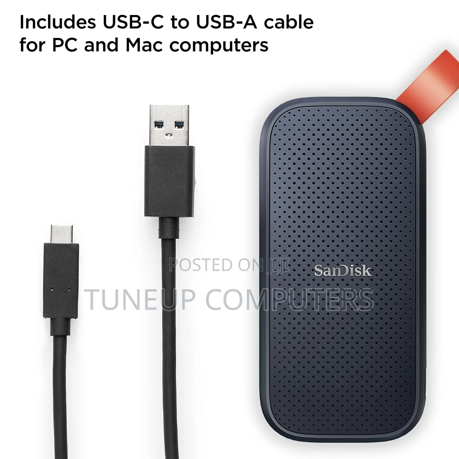 Sandisk E30 Portable Ssd 1tb- Up To 800mb/S Read Speed