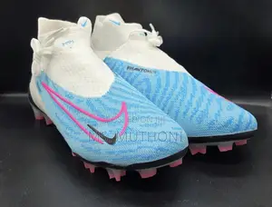 Nike Phantom Gx Elite Df Fg Soccer Cleats, in a Blue and White 40-45