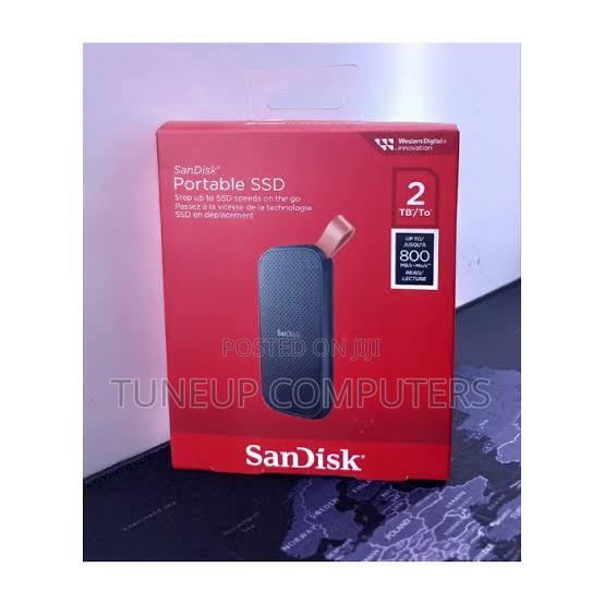 Sandisk E30 Portable Ssd 2tb- Up To 800mb/S Read Speed