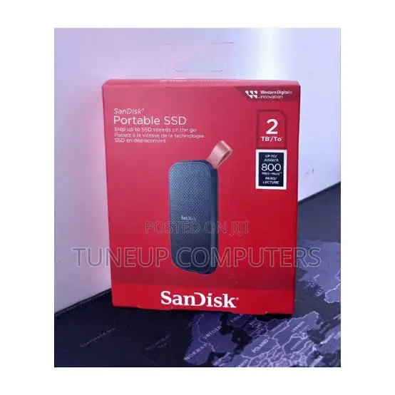 Sandisk E30 Portable Ssd 2tb- Up To 800mb/S Read Speed
