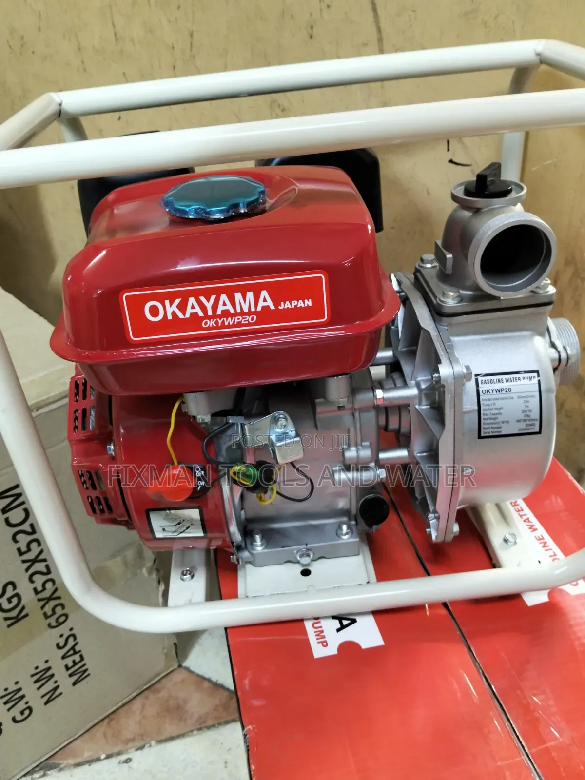 Heavy Duty Okoyama Japan Gasoline Water Pump 2" 7.5 Hp Petrol Pump