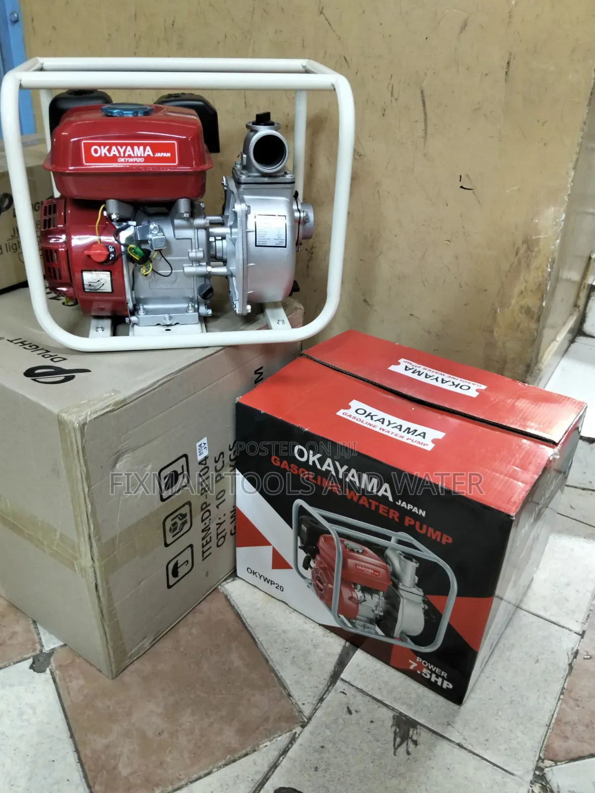 Okoyama Japan Technology Gasoline Water Pump 7.5 Hp 23m 2 Inches Pump
