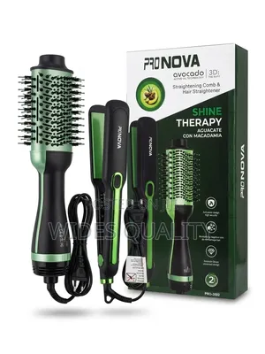 Nova Shine Hair Straightener And A Blow Dryer Brush