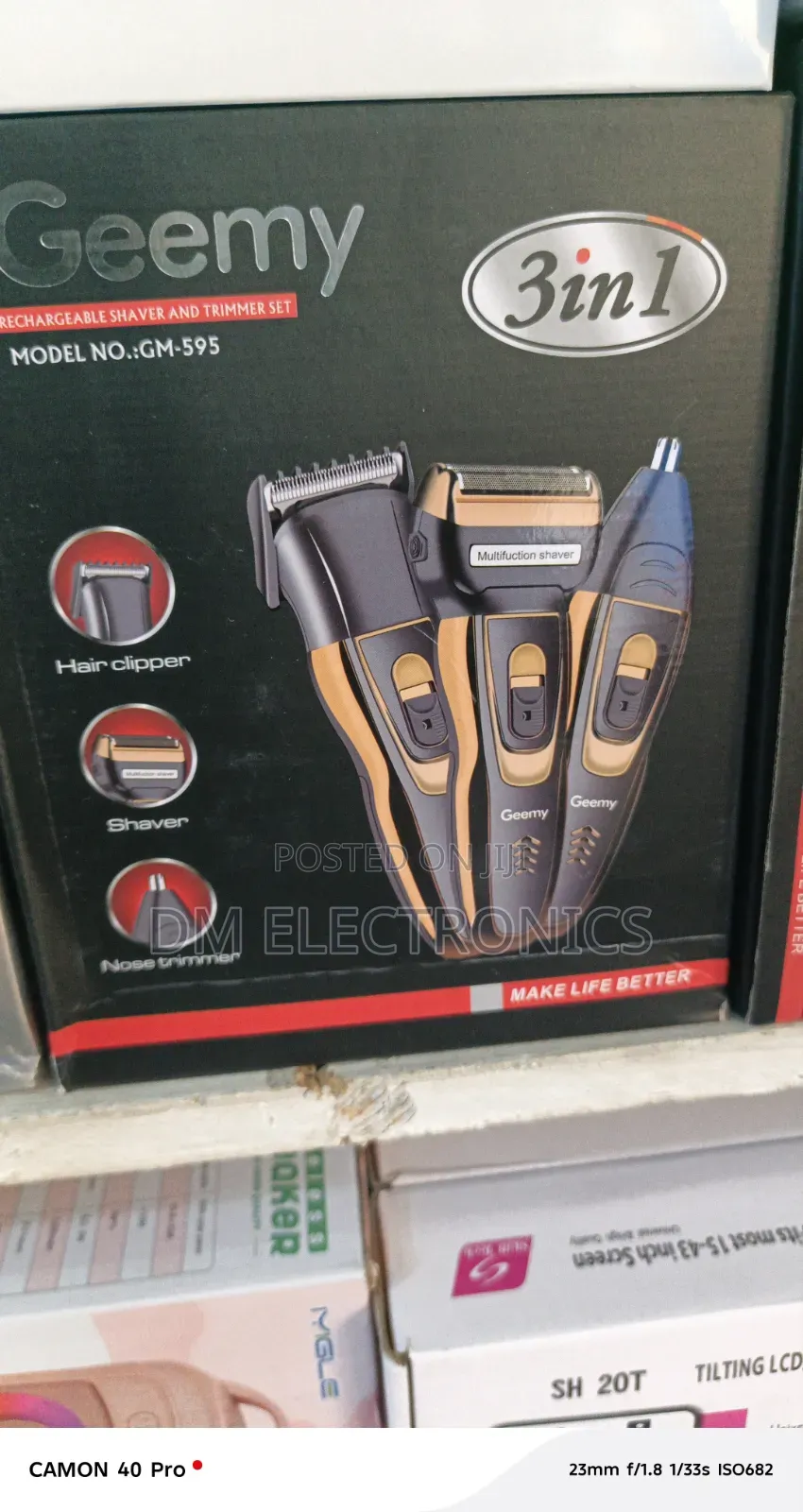 Geemy 3in1 Hair Clipper