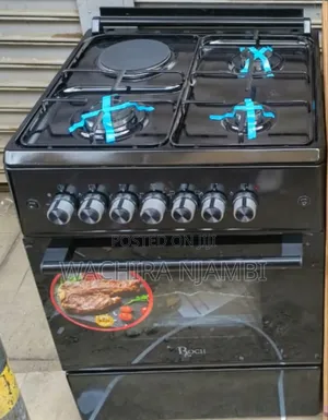Roch Black 60×60 Standing 3+1 Cooker at 23500