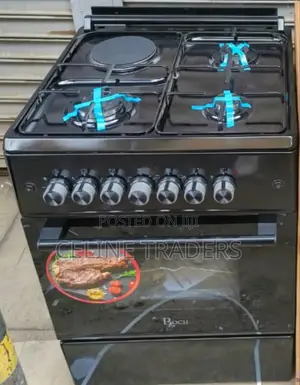 Roch Black 60×60 Standing 3+1 Cooker at 23500