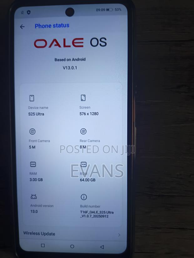 Oale S25 Ultra 64 GB Black